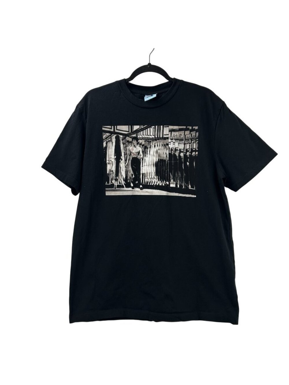 Bruce Lee “Hall Of Mirrors” T-Shirt Men's Large Black Short Sleeve Graphic Tee